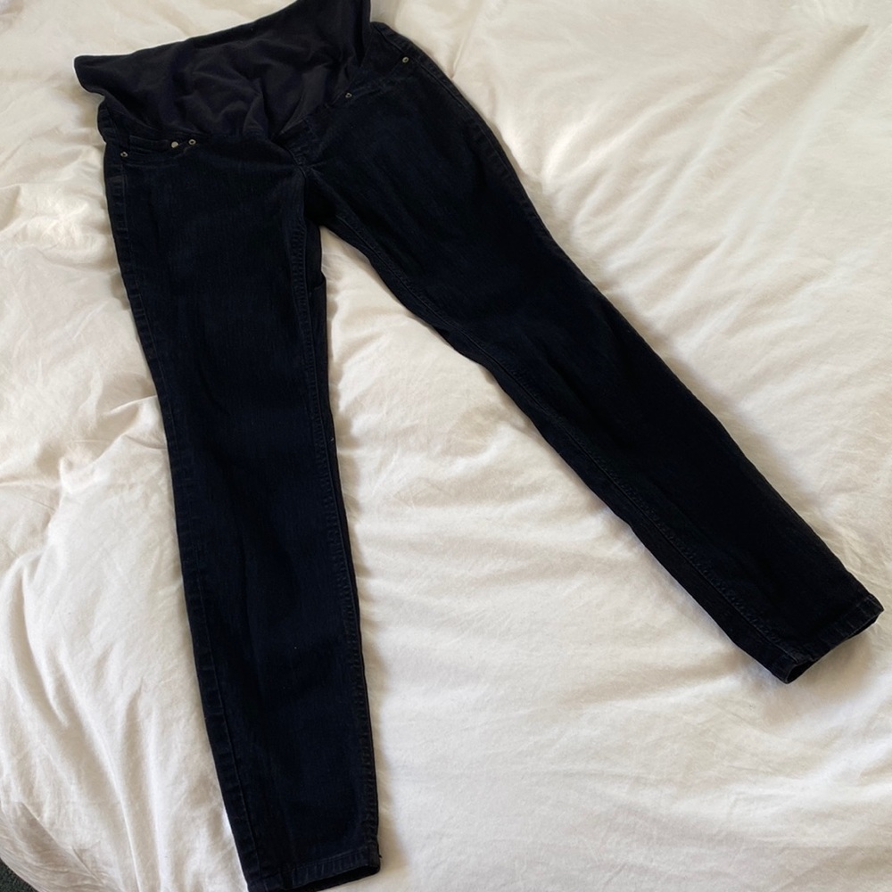 H&M mama maternity black skinny jeans